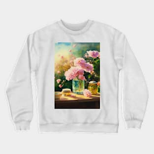 Watercolor honey jar Crewneck Sweatshirt